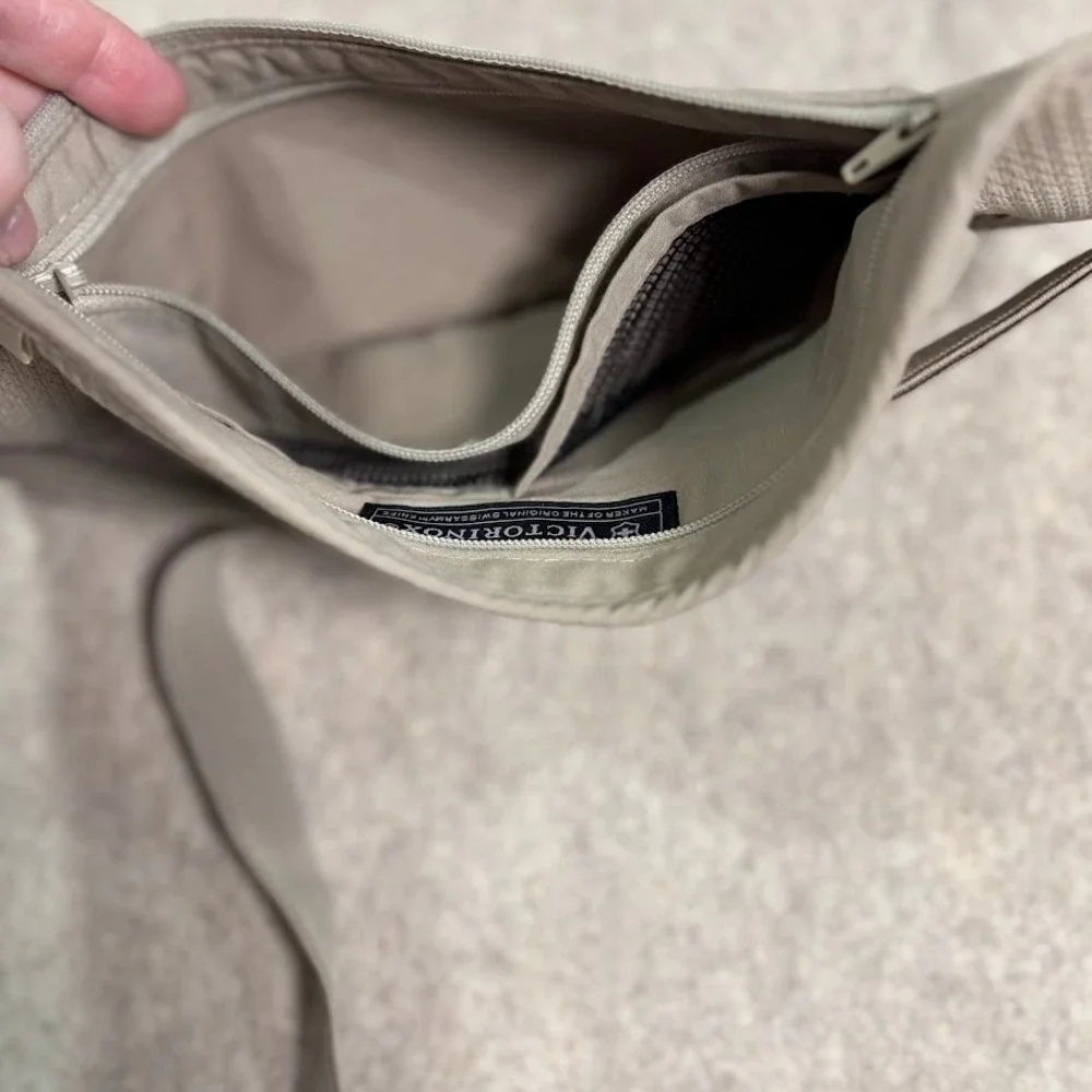 Victorinox Money Belt Travel Pouch Unisex OS Tan Nylon Slim Secure RFID Classic